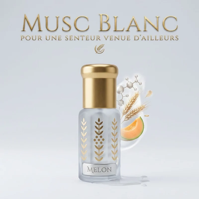 Musc Tahara Melon 3 mL - Musc Blanc Parfumé