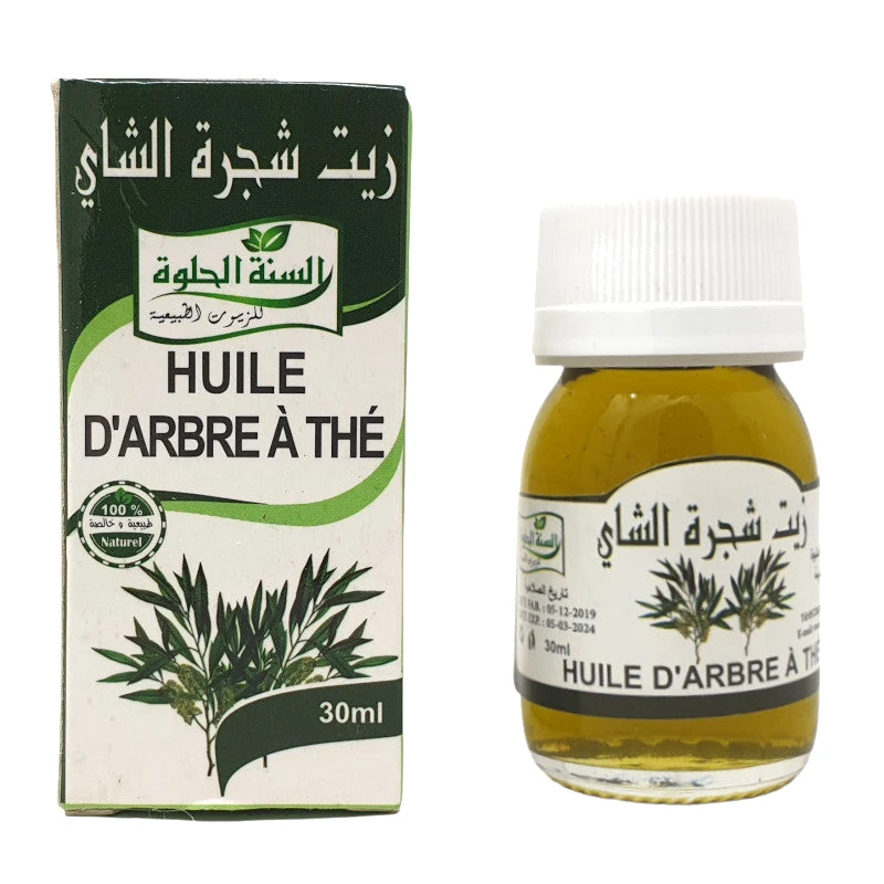 Huile d'Arbre à Thé 30mL 100% Naturelle Sweet Sunnah