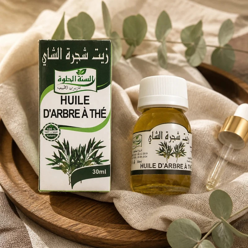 Huile d'Arbre à Thé 30mL 100% Naturelle Sweet Sunnah