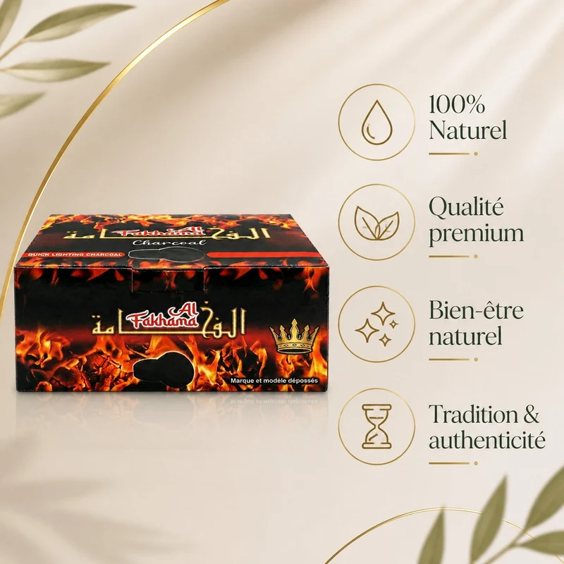 Lot de 100 Pastilles de Charbon pour Encens - Allumage Rapide