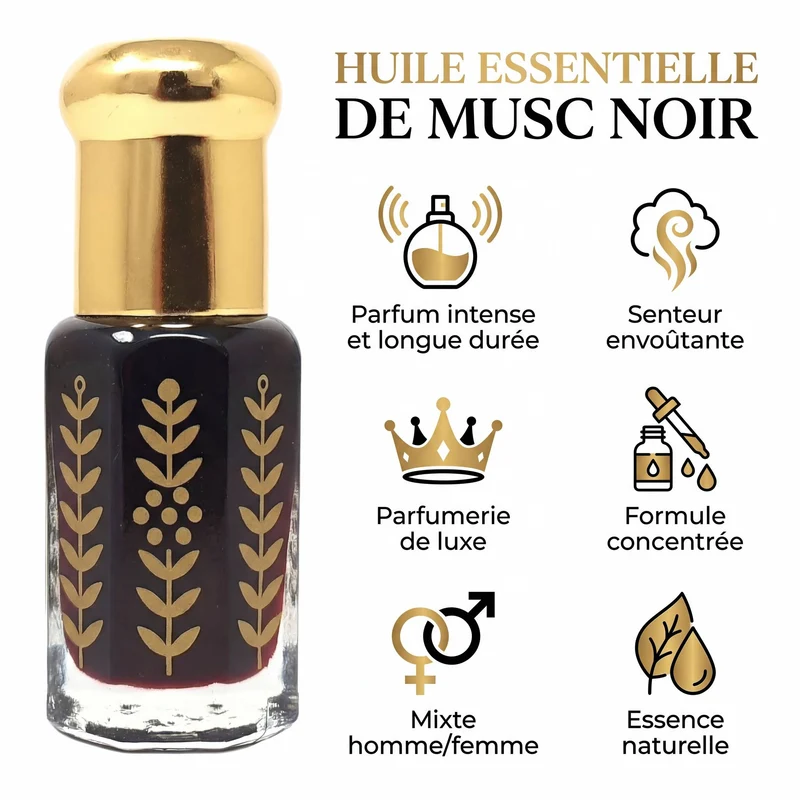 Huile essentielle de Musc Noir Black Musk 6 mL + Applicateur