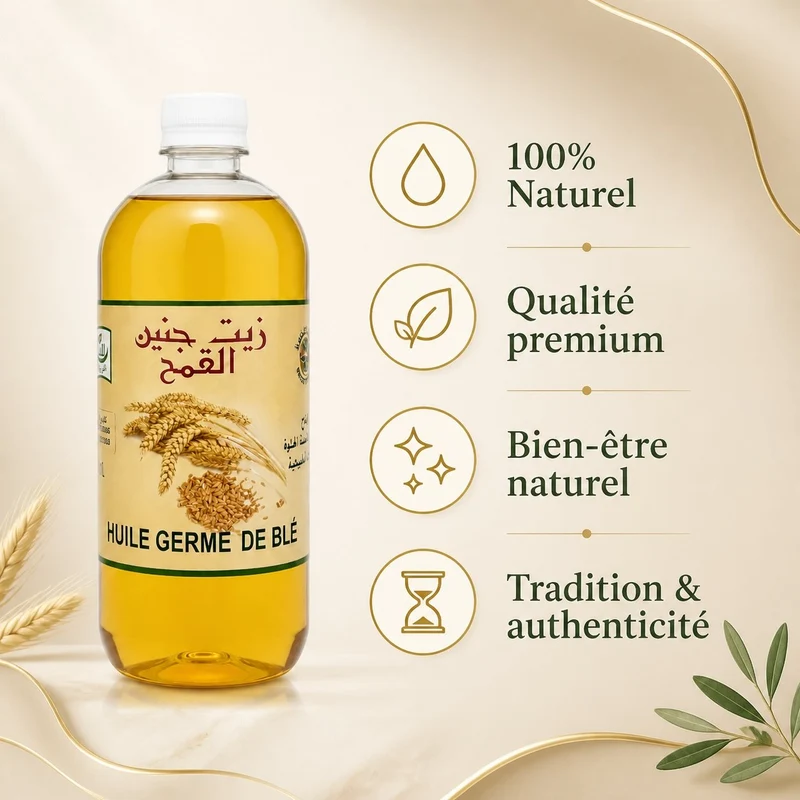 Huile de Grain de Lin 100% Naturel - 1L