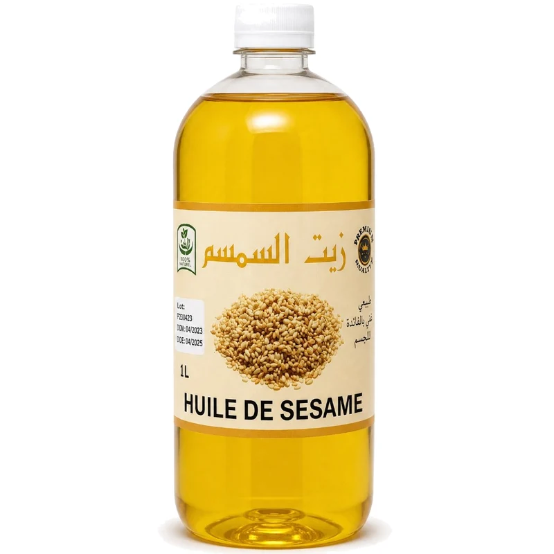 Huile de sésame 100% Naturel - 1L