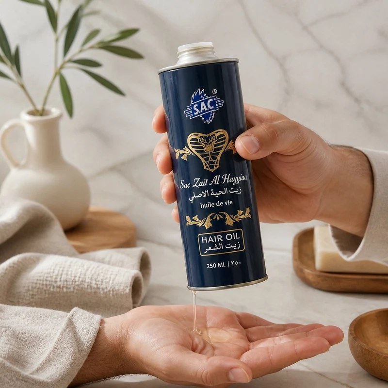 Huile de Serpent Zait Al Hayee 250 ml - Huile Capillaire