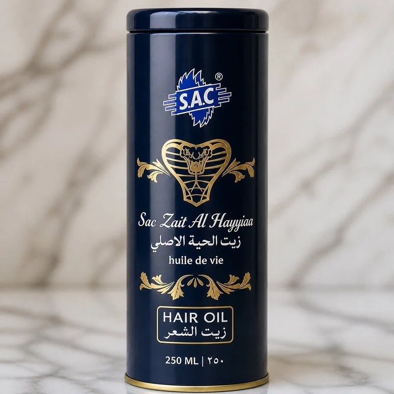 Huile de Serpent Zait Al Hayee 250 ml - Huile Capillaire