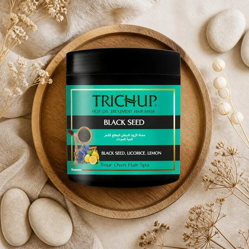 Masque capillaire Nigelle & Citron & Réglisse Trichup - 500mL