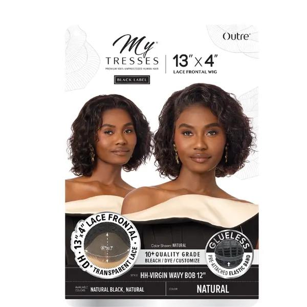 Perruque natural hair HH-VIRGIN WAVY BOB Outre Hair