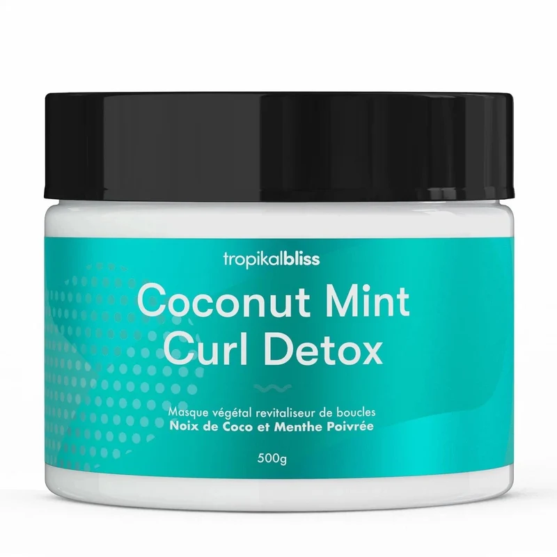 Tropikal Bliss - Coconut Mint - Masque capillaire "curl detox" - 300ml