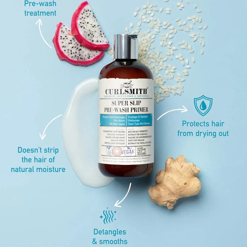 CURLSMITH - Scalp Recipe - Pré-shampoing "super Slip Pre-Biotic Primer" - 350ml