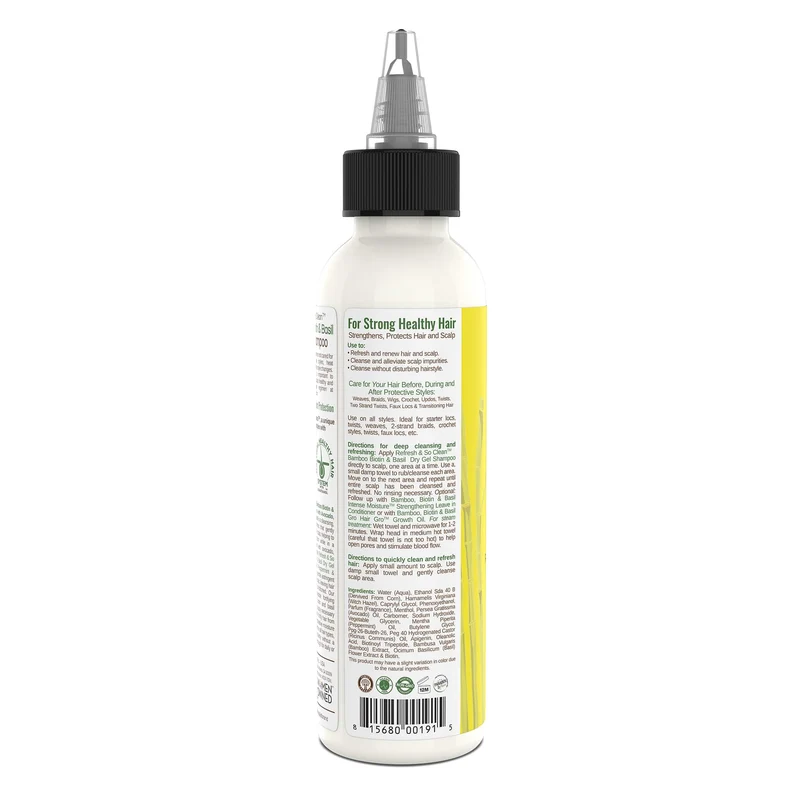 Taliah Waajid – Shampoing sec en gel Bamboo Avocado & Peppermint - 118ml