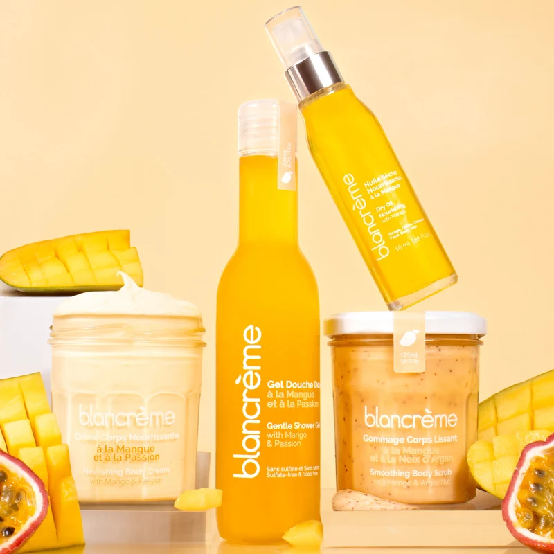 Gommage corps lissant - Mangue & Noix d'argan