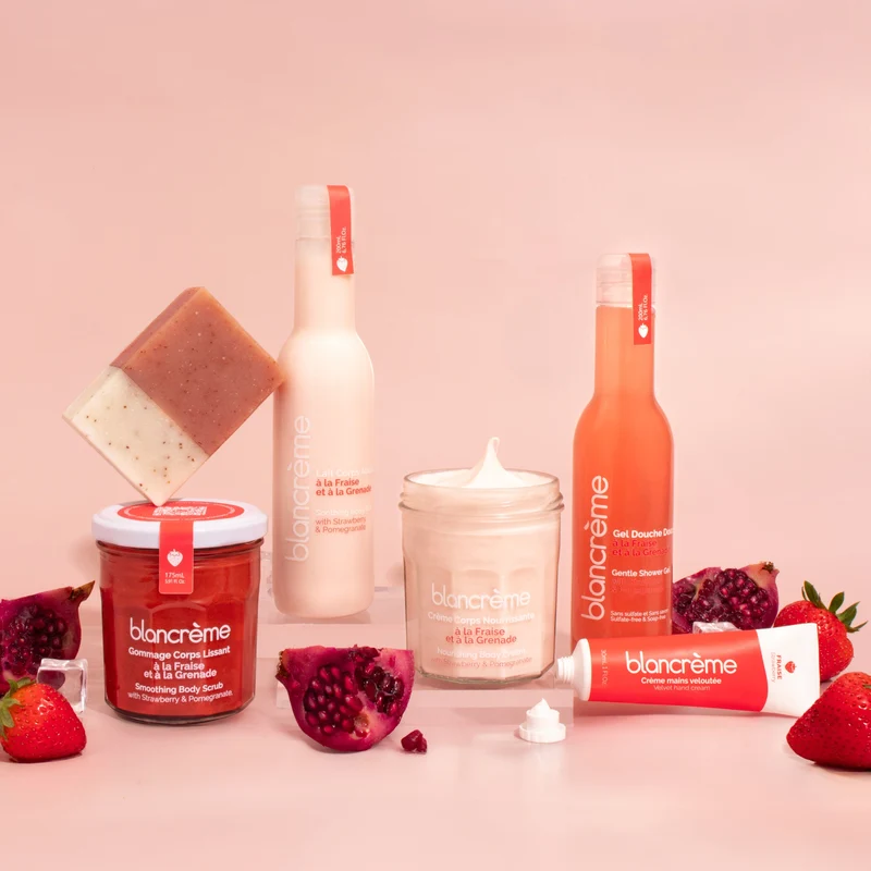 Gommage corps lissant - Fraise & Grenade