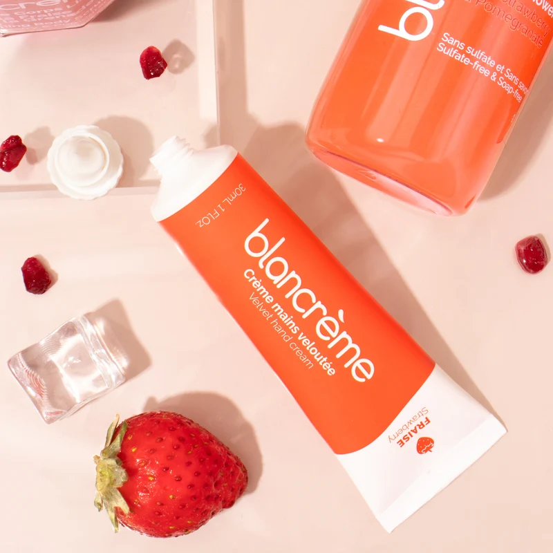 Crème mains veloutée - Fraise