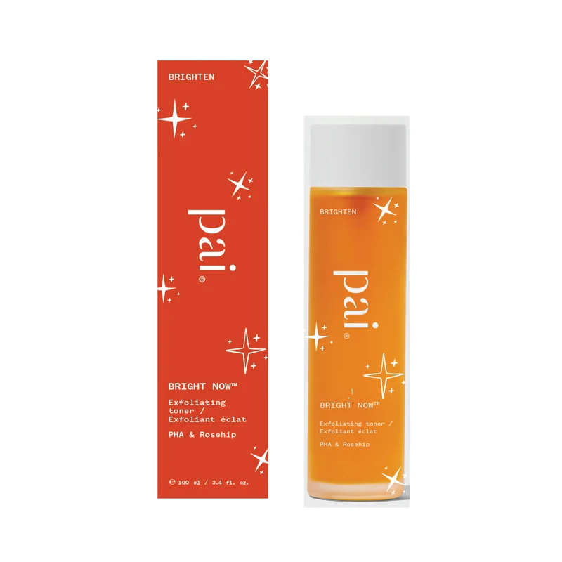 Bright Now PHA & Rosehip Lotion tonique Exfoliante