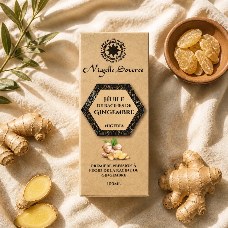 Huile de Racines de Gingembre du Nigéria - 100mL