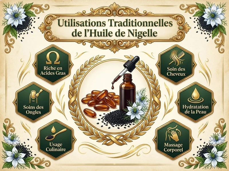 Huile de Nigelle d’Éthiopie Haute Qualité 1L – Pressée à froid – Non filtrée – Cosmétique & Comestible (Habashia)