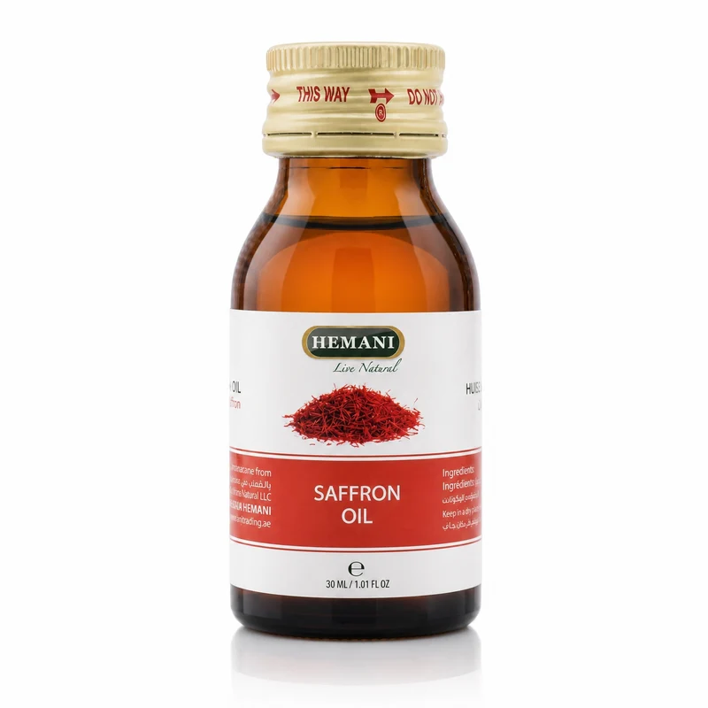 Huile de Safran Hemani 30 ml - Huile de soin
