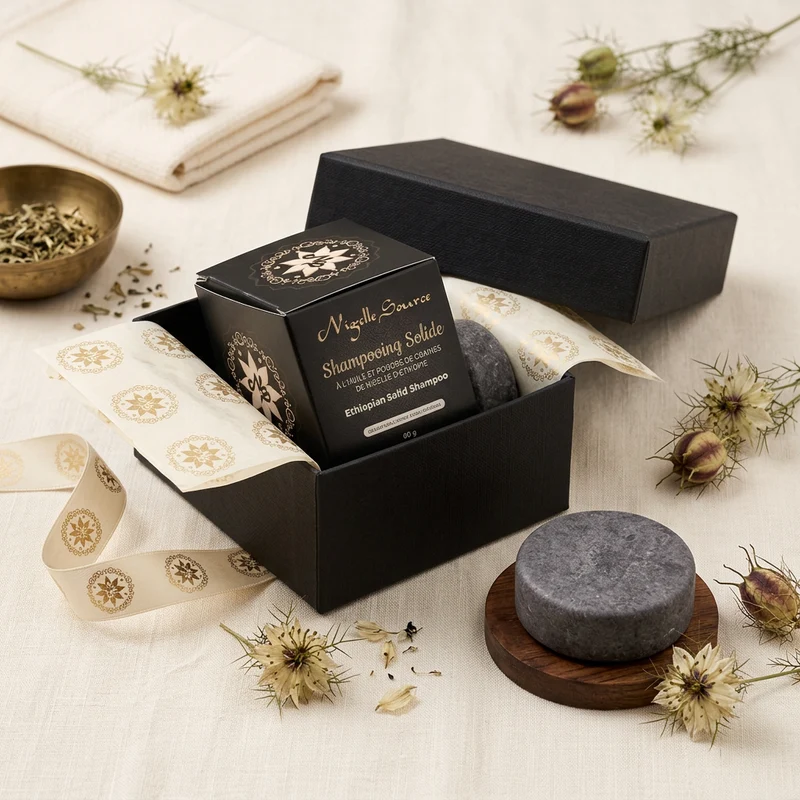Shampoing Solide à l'Huile de Nigelle d'Éthiopie 60 g