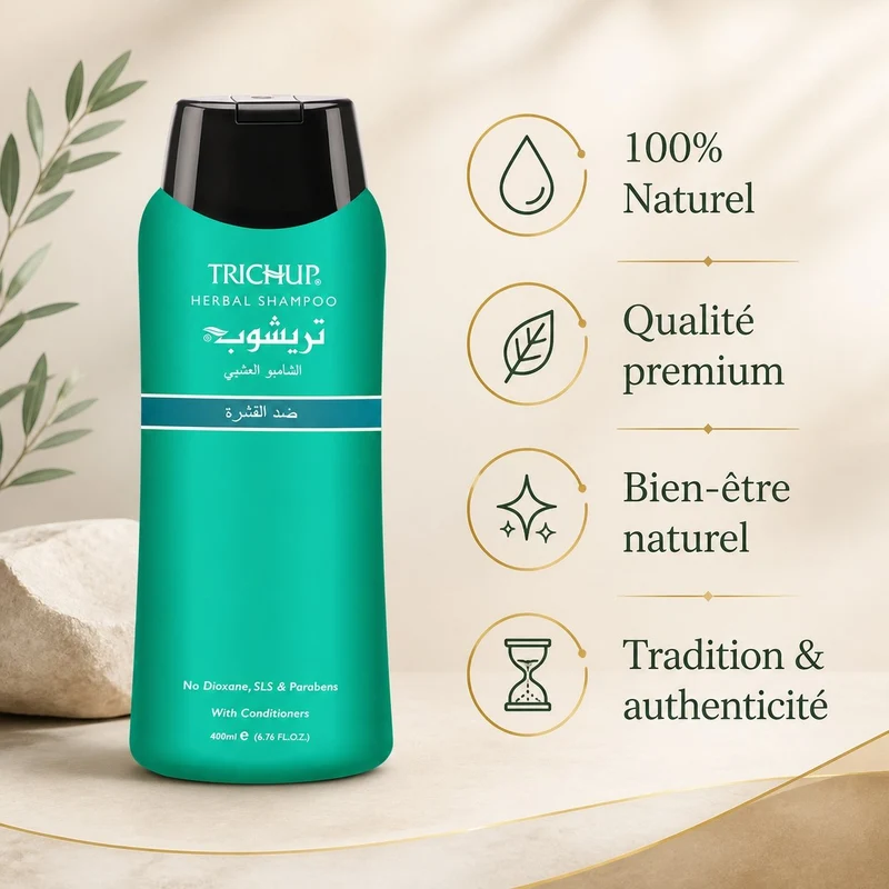 Shampoing Soin Indien Anti-pelliculaire Trichup - 400ml