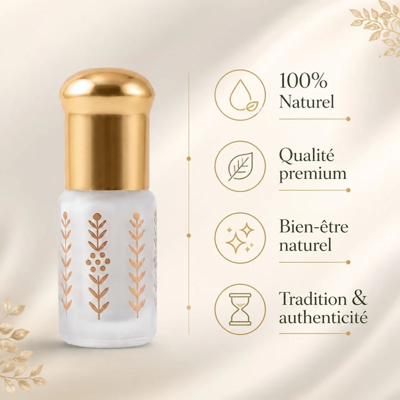 Musc Tahara Pastèque 3 mL - Musc Blanc Parfumé