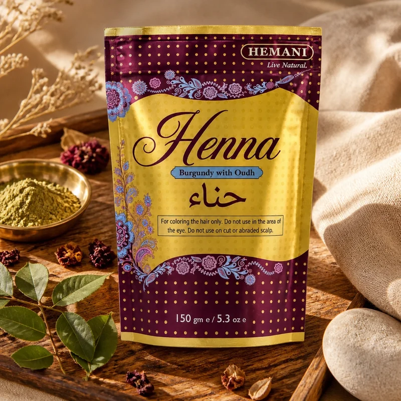 Poudre de Henné Burgundy Hemani - 150g