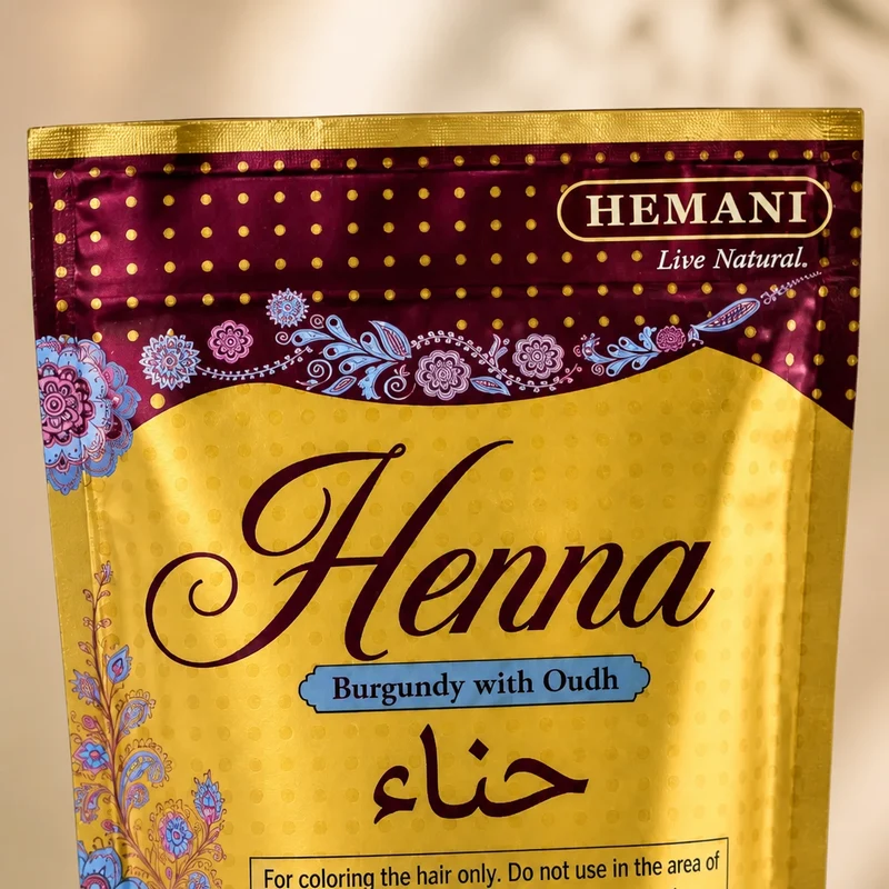 Poudre de Henné Burgundy Hemani - 150g
