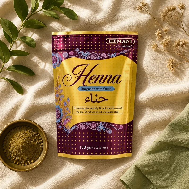 Poudre de Henné Burgundy Hemani - 150g