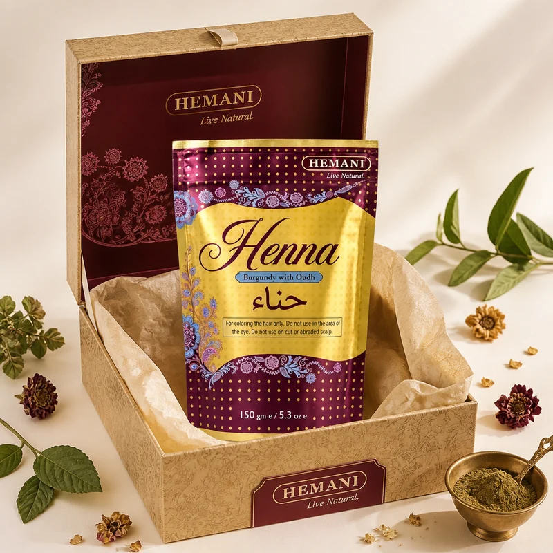 Poudre de Henné Burgundy Hemani - 150g