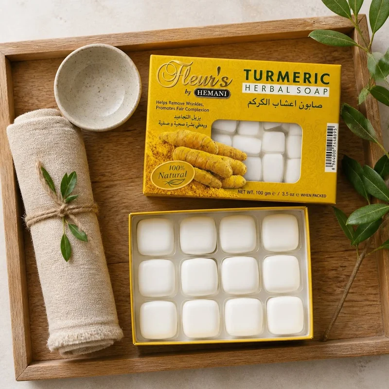 Savon au Curcuma Hemani - 100g