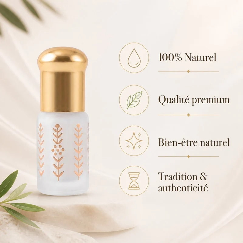 Musc Tahara Blanc 3 mL - Musc Blanc Parfumé