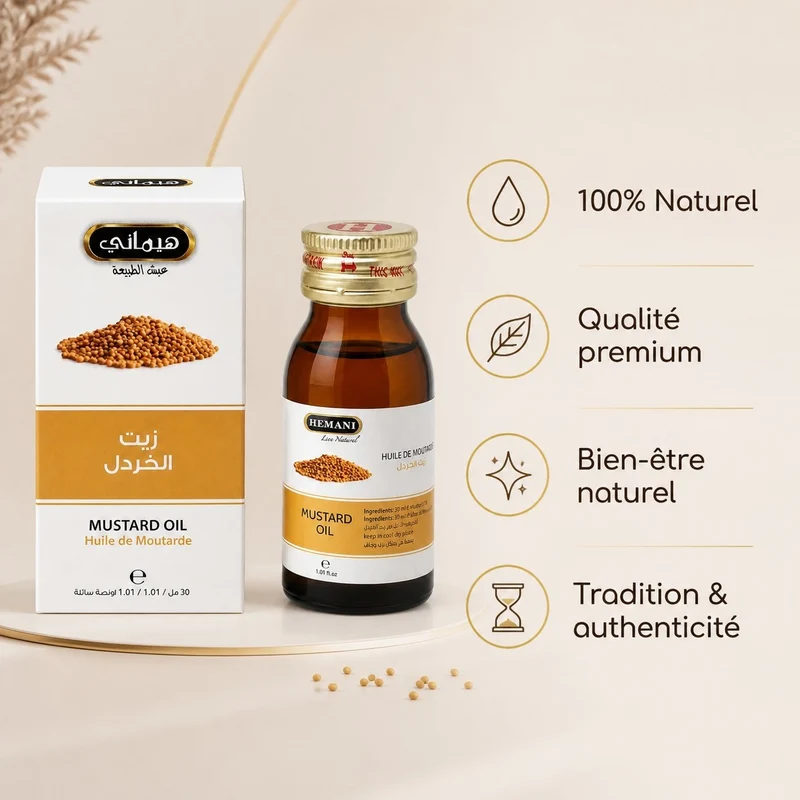 Huile de Moutarde 30ml HEMANI