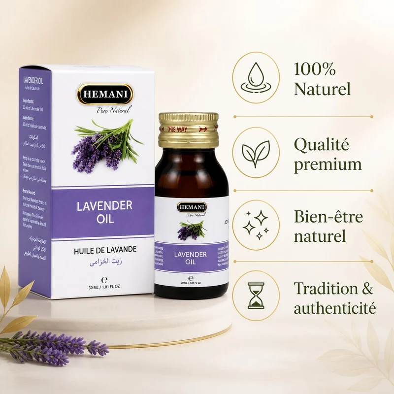 Huile de Lavande 30mL Hemani
