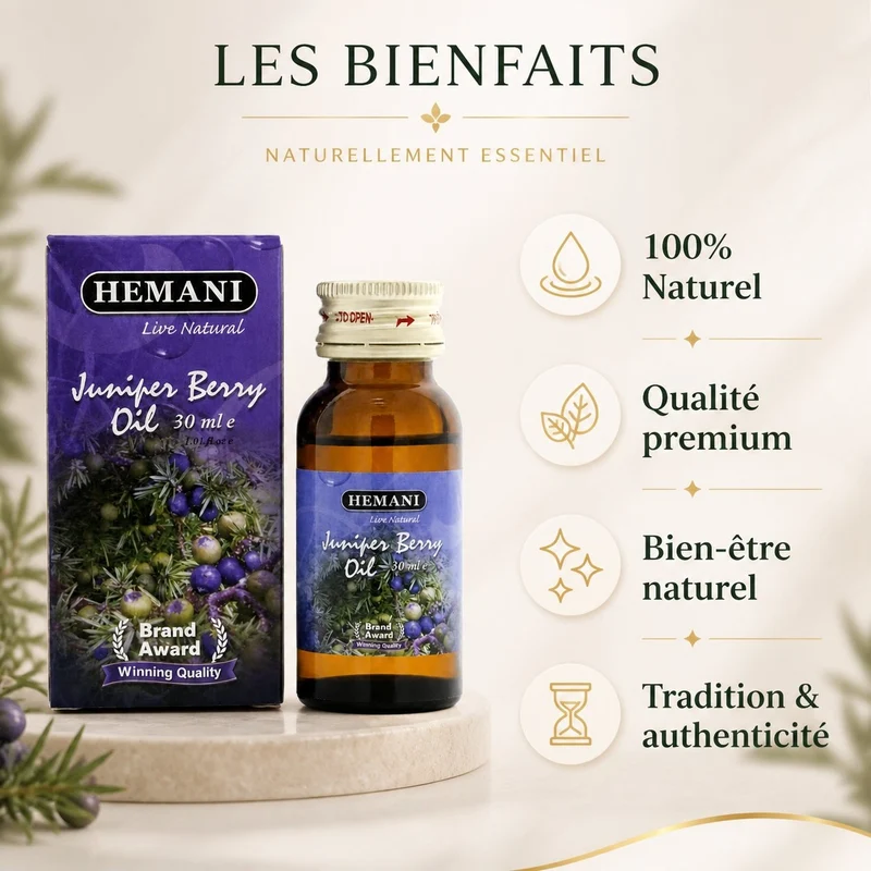Huile de Genévrier 30mL Hemani