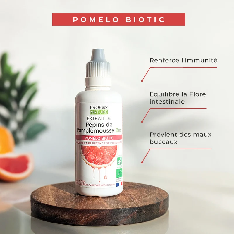 Pomelo - Extrait de pépins de pamplemousse Bio
