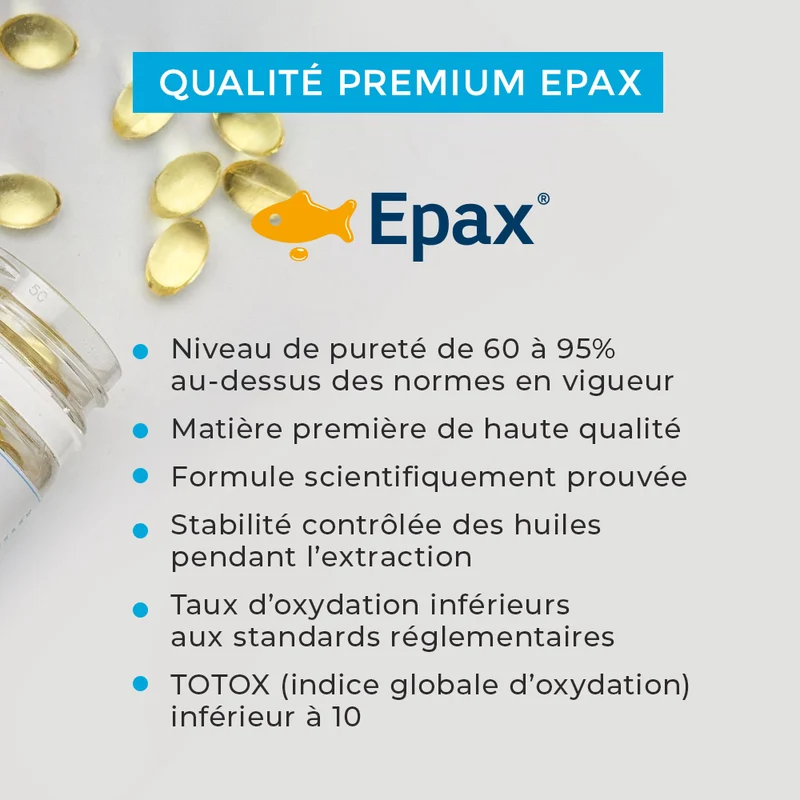 Omega 3 - Qualité Premium EPAX