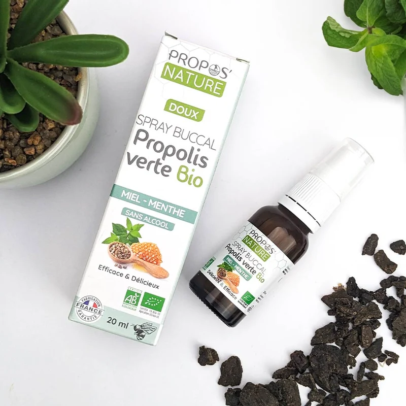 Spray buccal Propolis verte Miel Menthe