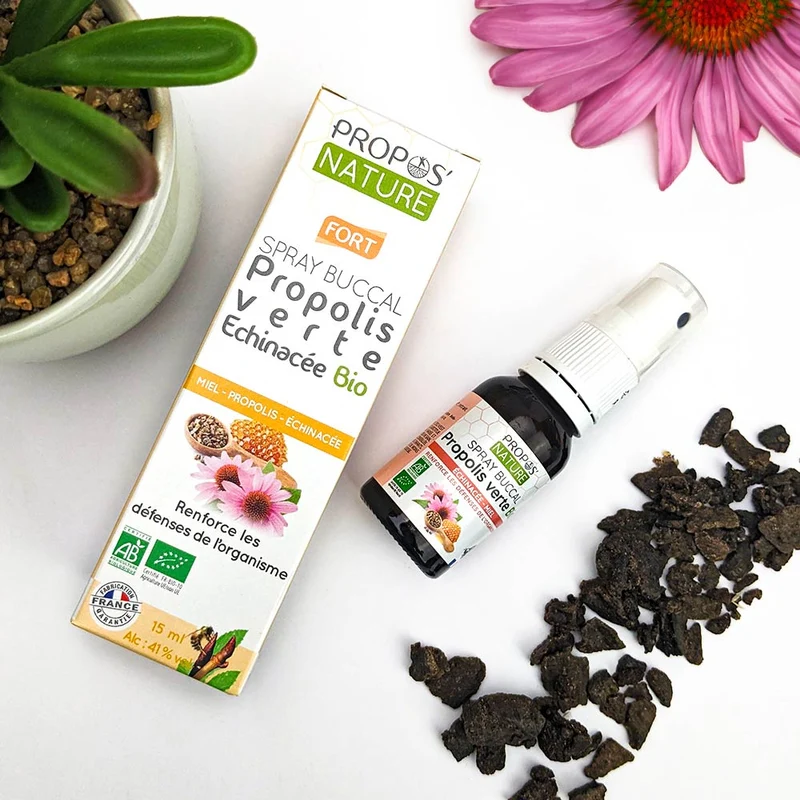 Spray buccal Propolis Miel Echinacée