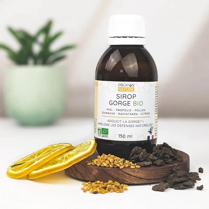 Sirop gorge - Miel Propolis & Pollen