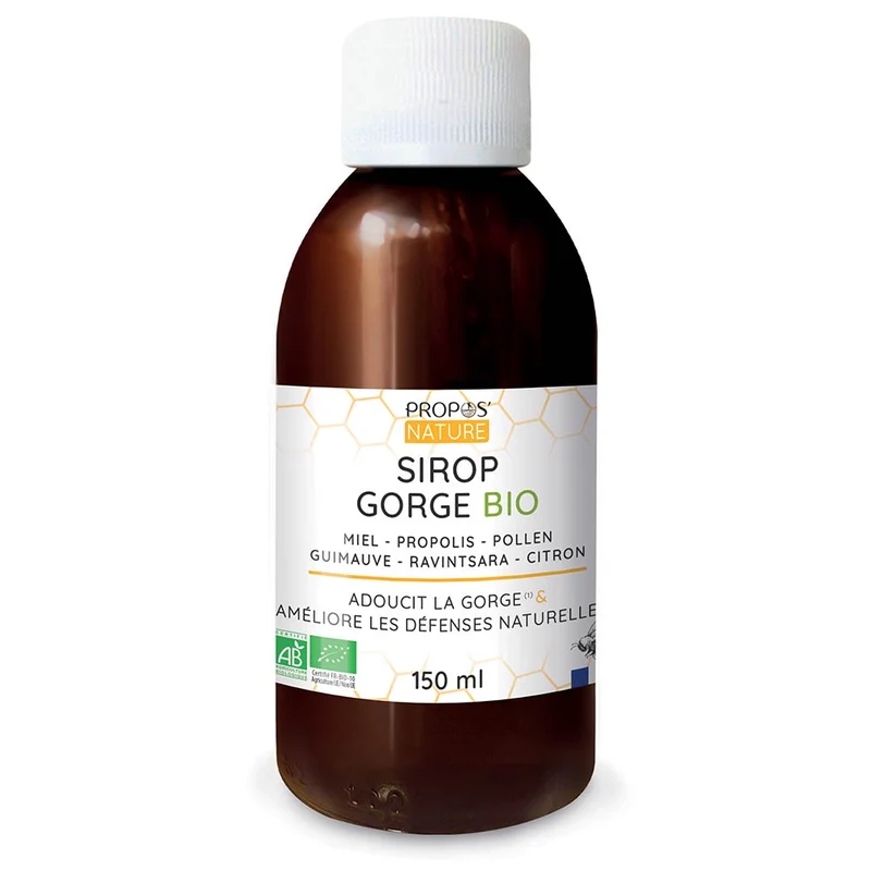 Sirop gorge - Miel Propolis & Pollen