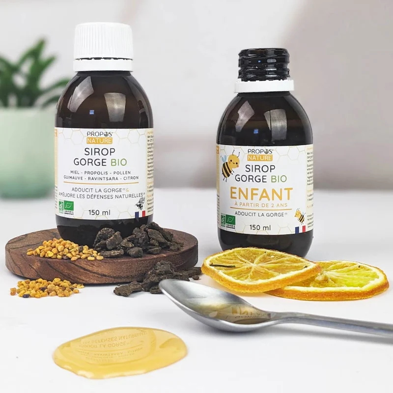 Sirop gorge - Miel Propolis & Pollen