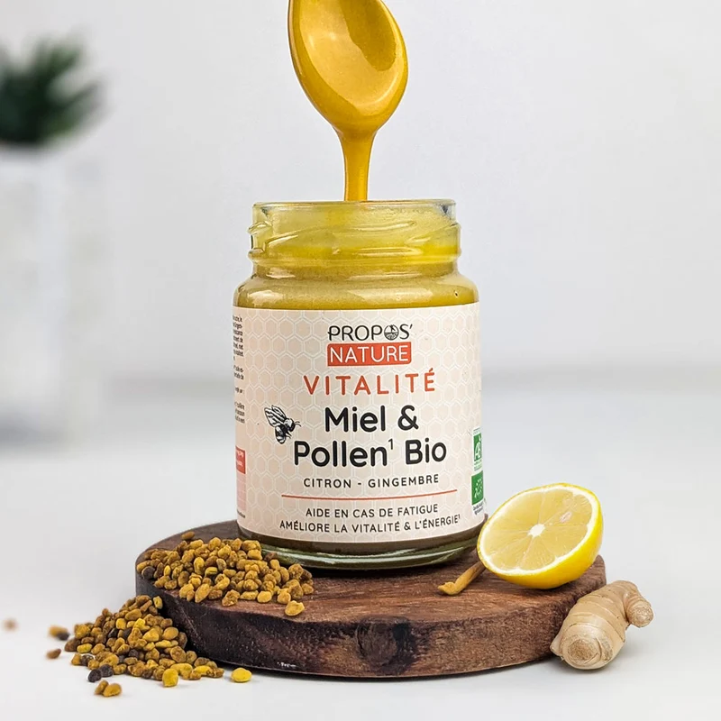 Mélange Vitalité - Miel Pollen & Gingembre