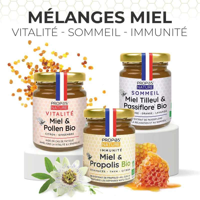 Mélange Vitalité - Miel Pollen & Gingembre