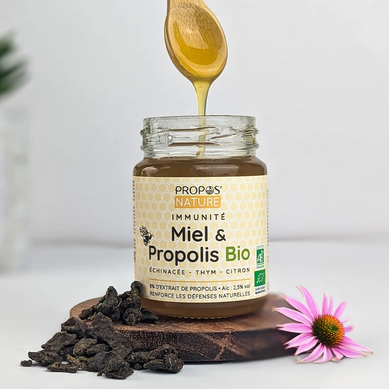 Mélange Immunité - Miel Propolis & Echinacée