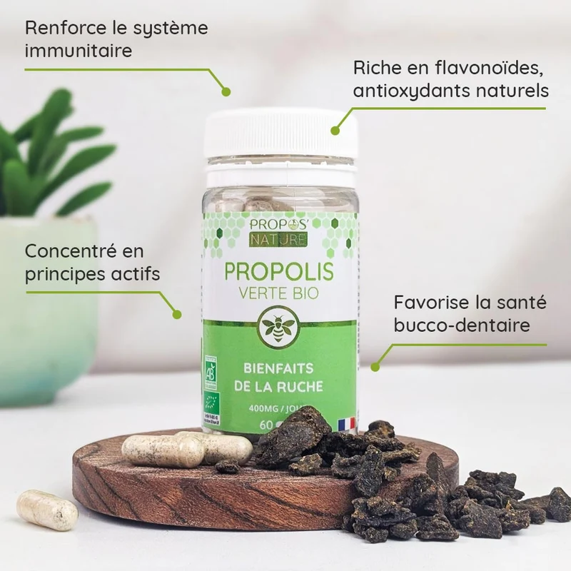Propolis verte Bio en gélules
