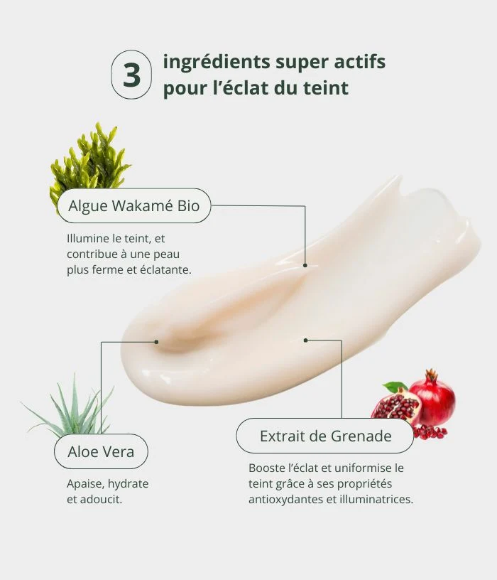 Crème de Beauté à l'Algue Wakamé