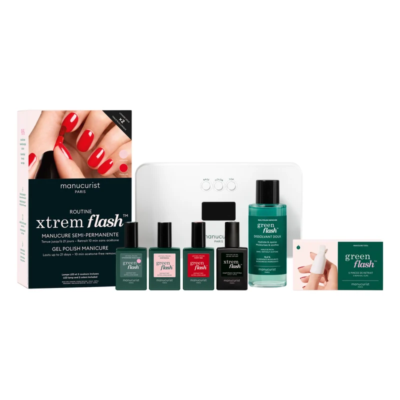 Xtrem Flash - Coffret Routine vernis semi-permanent