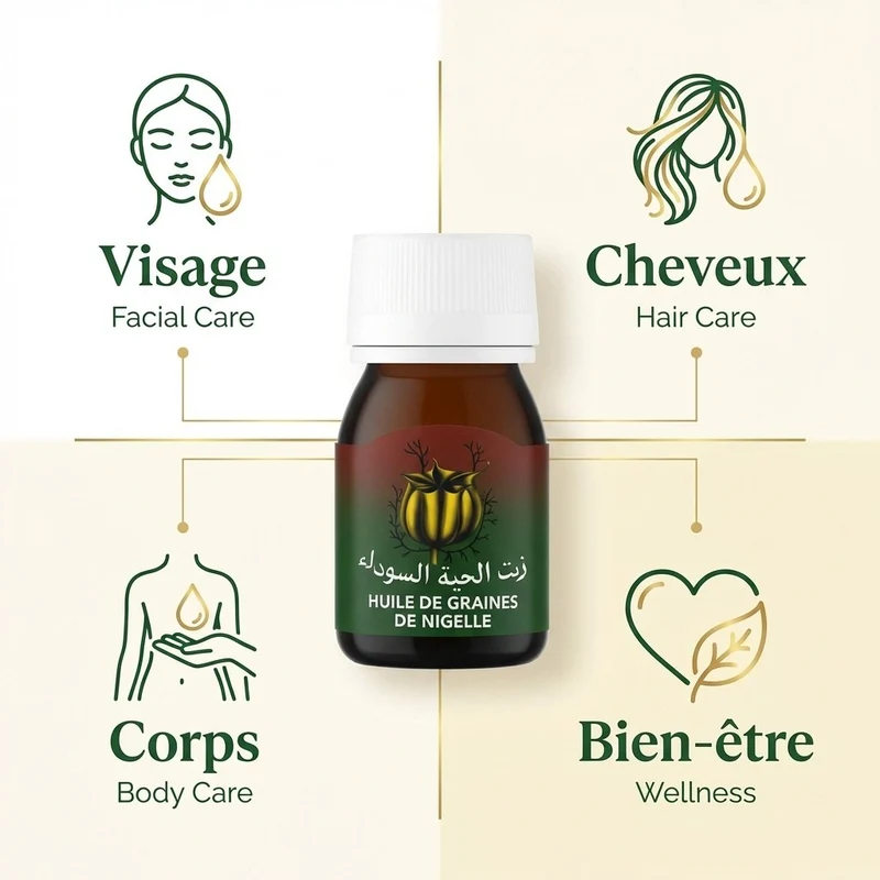 Huile de Graine de Nigelle Sweet Sunna 30ml
