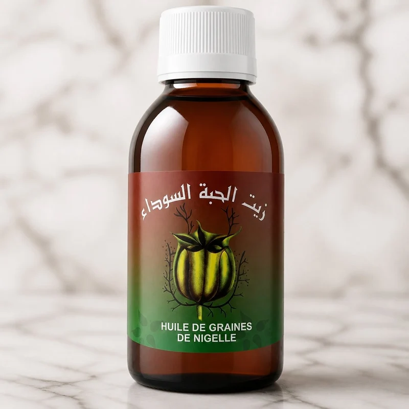 Huile de Graine de Nigelle Sweet Sunna 125 ml – Huile de Cumin Noir, Usage Alimentaire & Bien‑Être