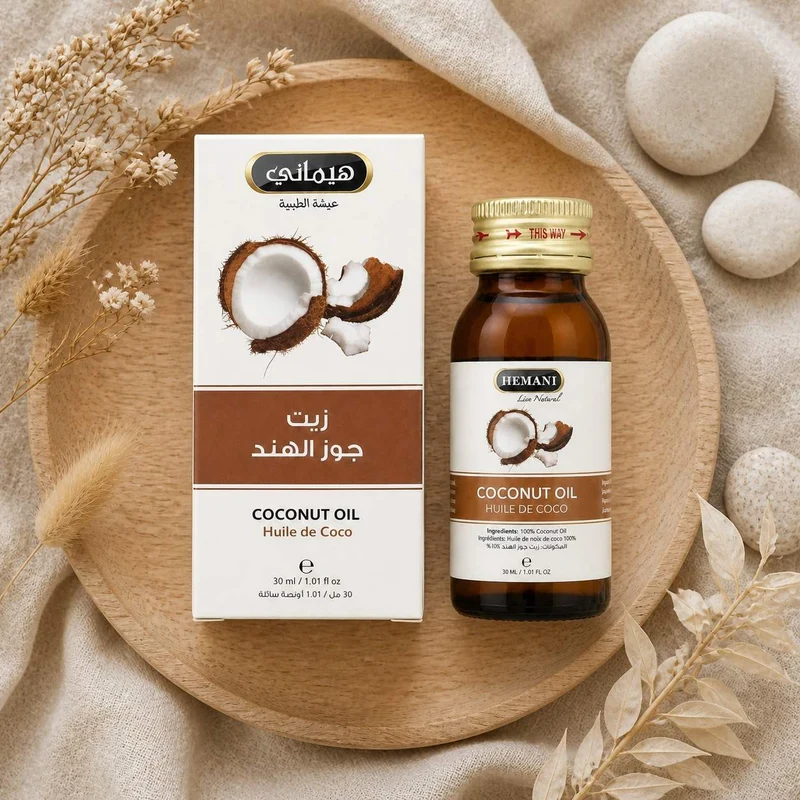 Huile de Coco 30mL 100% Naturelle Hemani