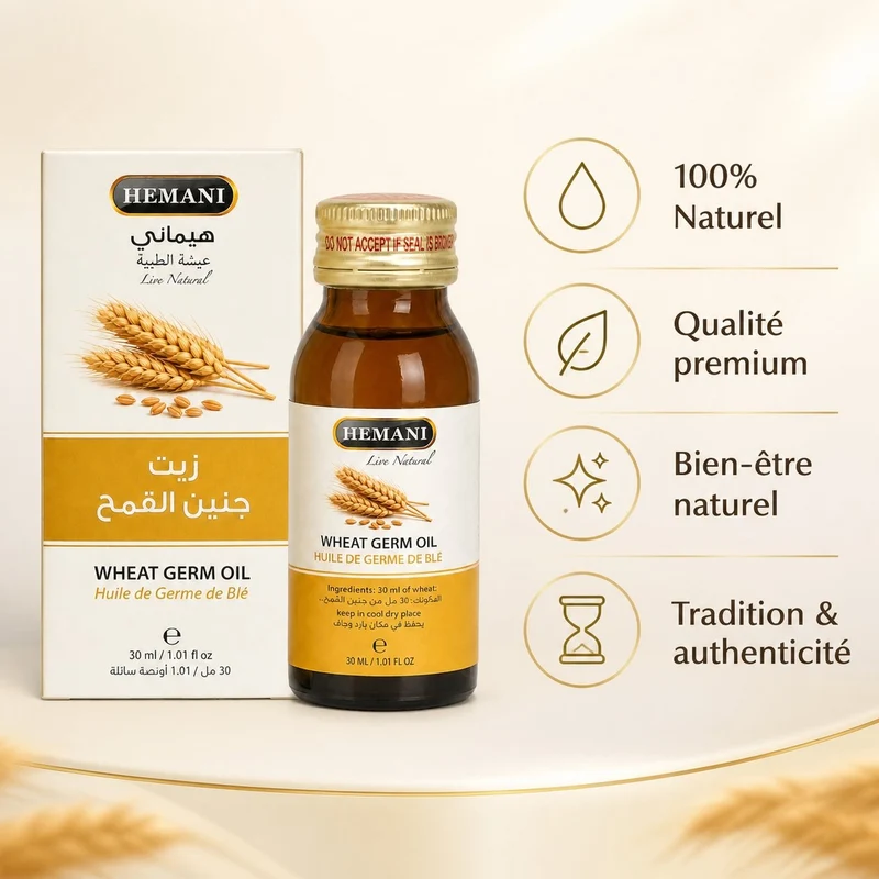 Huile de Germe de Blé 30ml Naturelle Hemani